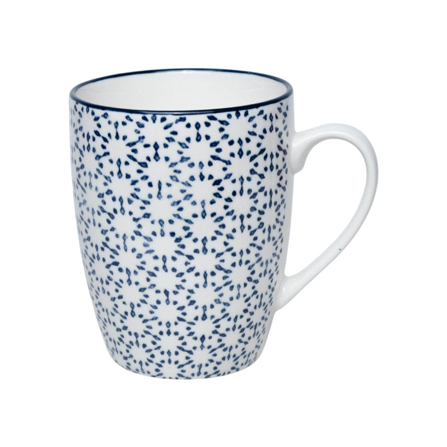 Ceramic Coffee Mug - 380Ml, Dot Repeat