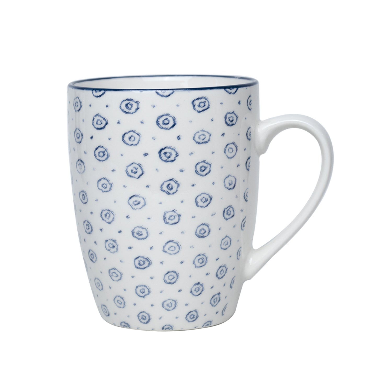 Ceramic Coffee Mug - 380Ml, Dot Repeat
