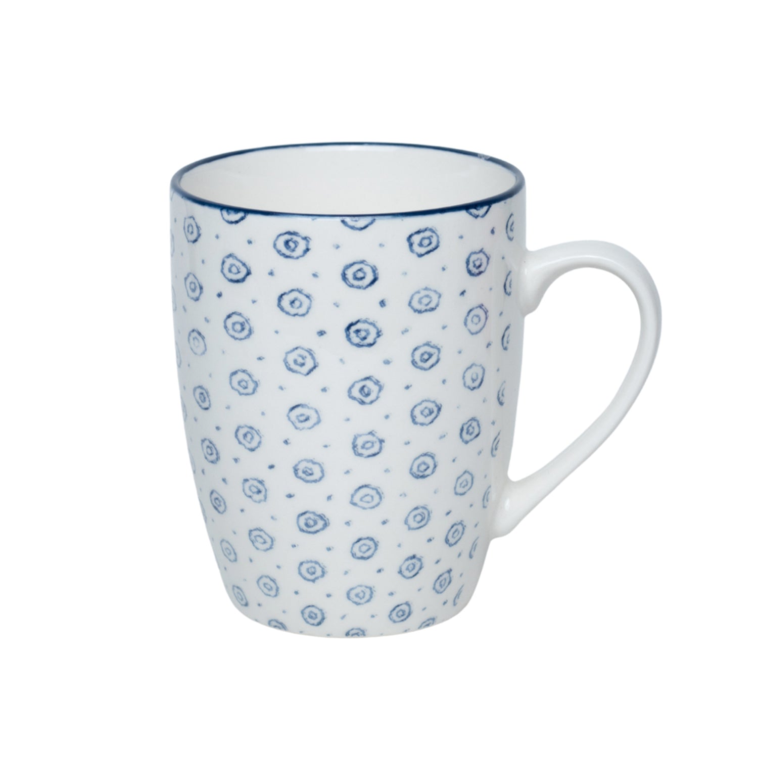 Ceramic Coffee Mug - 380Ml, Dot Repeat