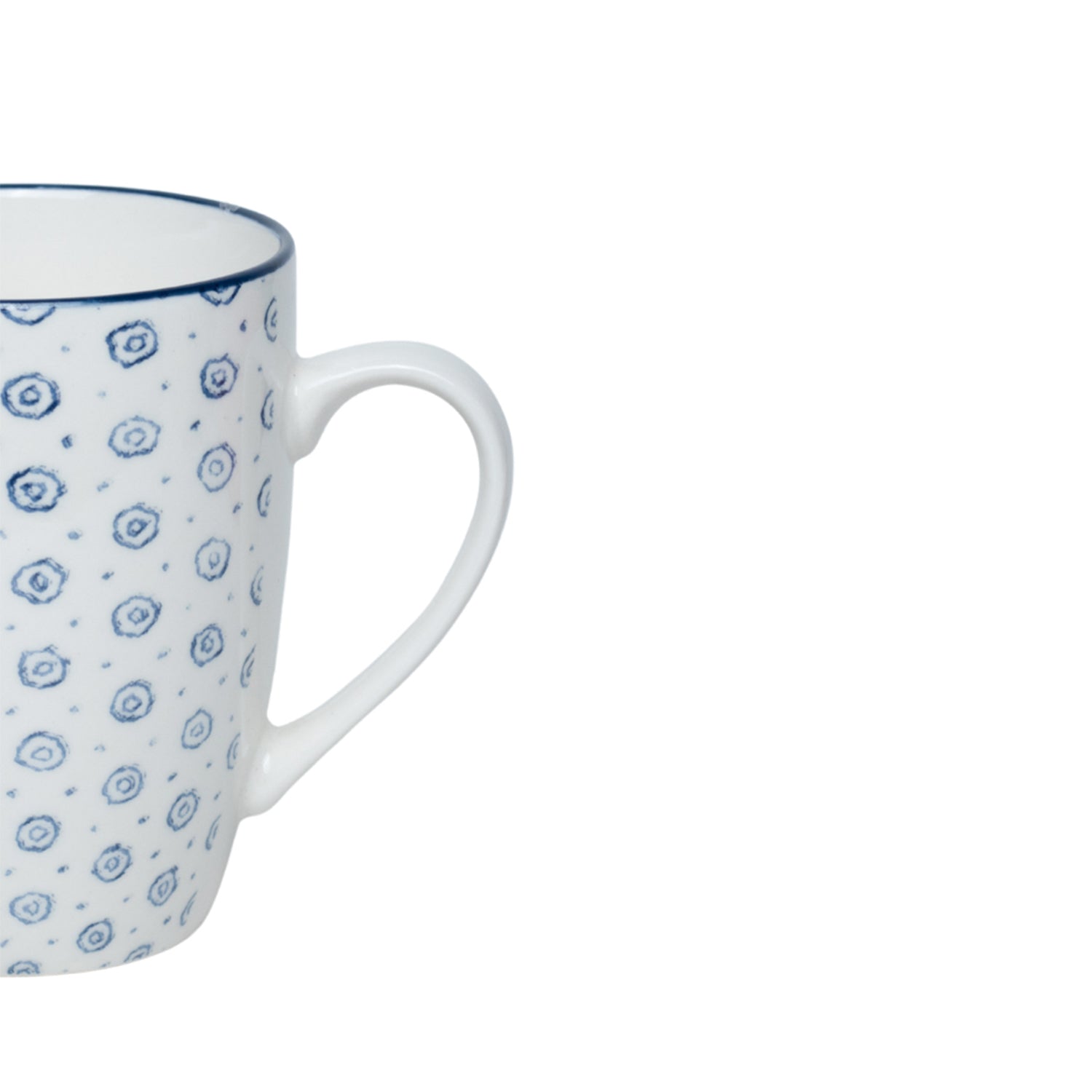 Ceramic Coffee Mug - 380Ml, Dot Repeat