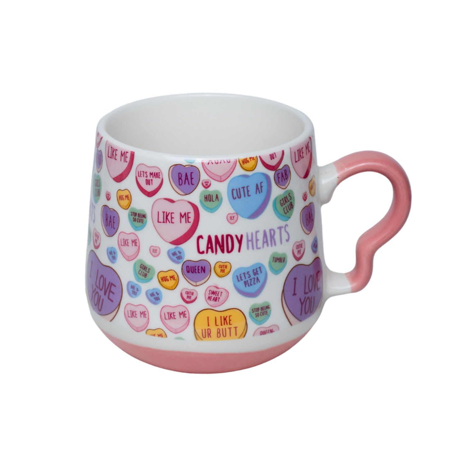 Coffee Cup - 400 Ml, Heart Shape Ballon Print