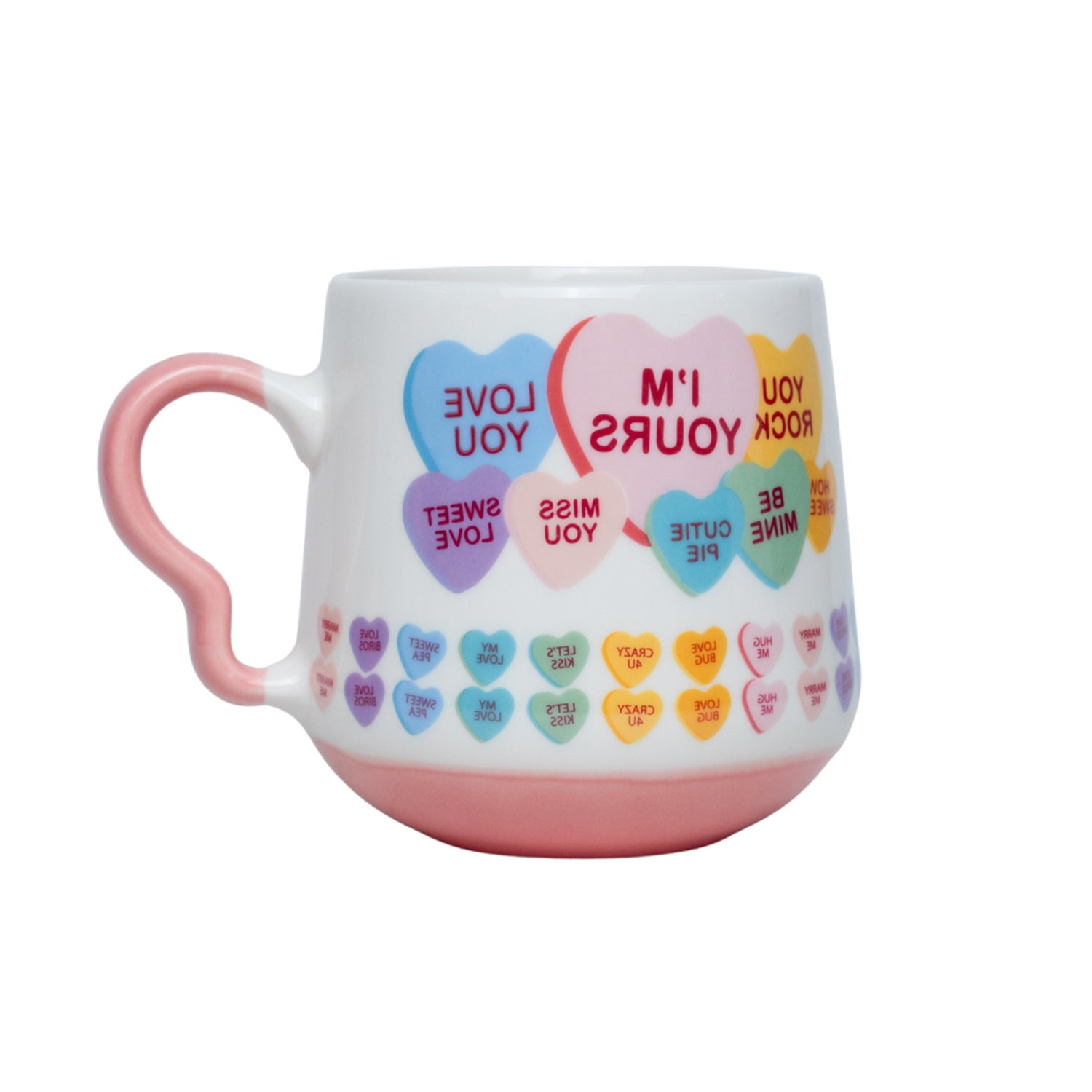 Coffee Cup - 400 Ml, Heart Shape Ballon Print
