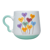 Coffee Cup - 400 Ml, Heart Shape Ballon Print