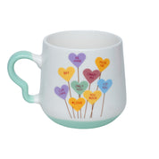 Coffee Cup - 400 Ml, Heart Shape Ballon Print