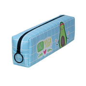 Blue Cute Pencil Pouch - Avacado Print