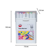 Double Sided Colour Pen Set Of 24 Pcs
