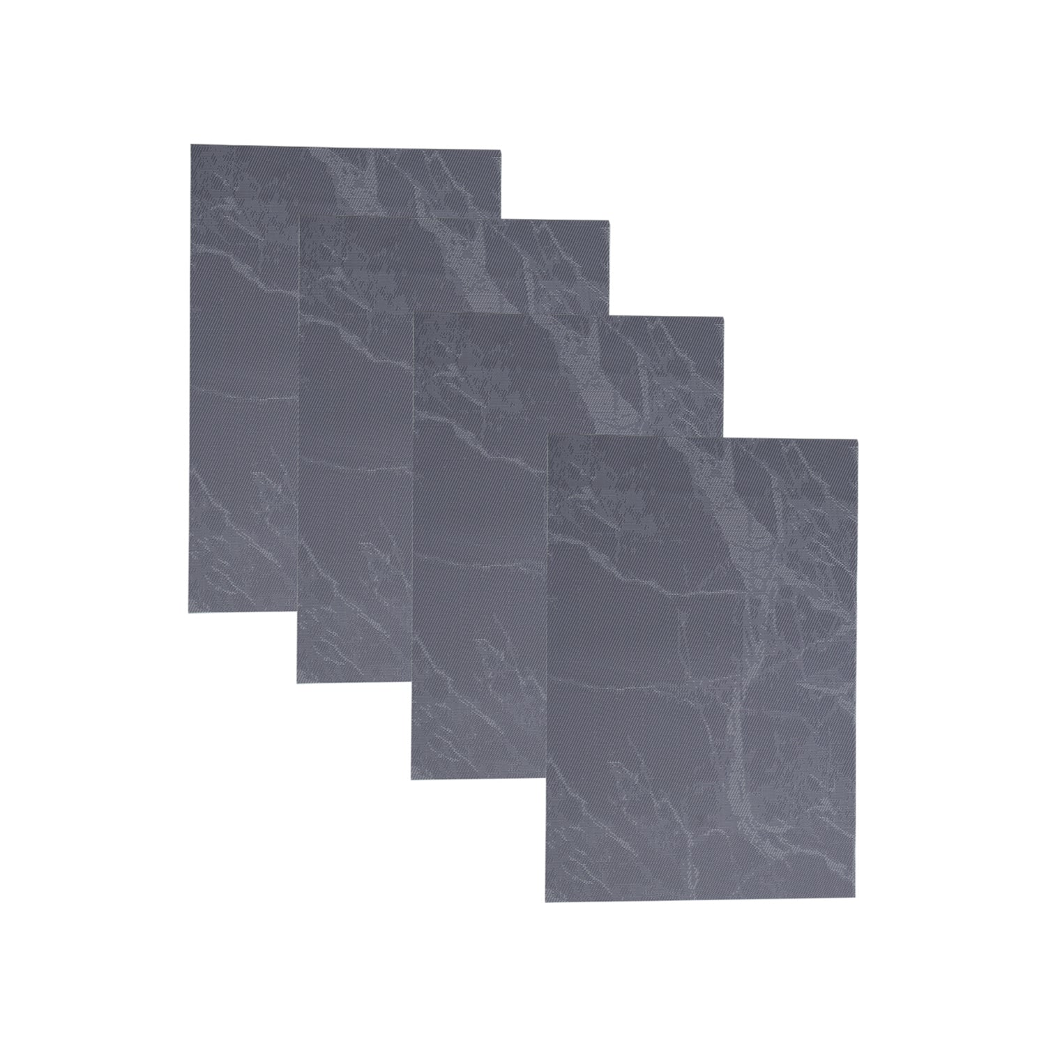 Gray Marble Pattern - Placemat Mat Set Of 4