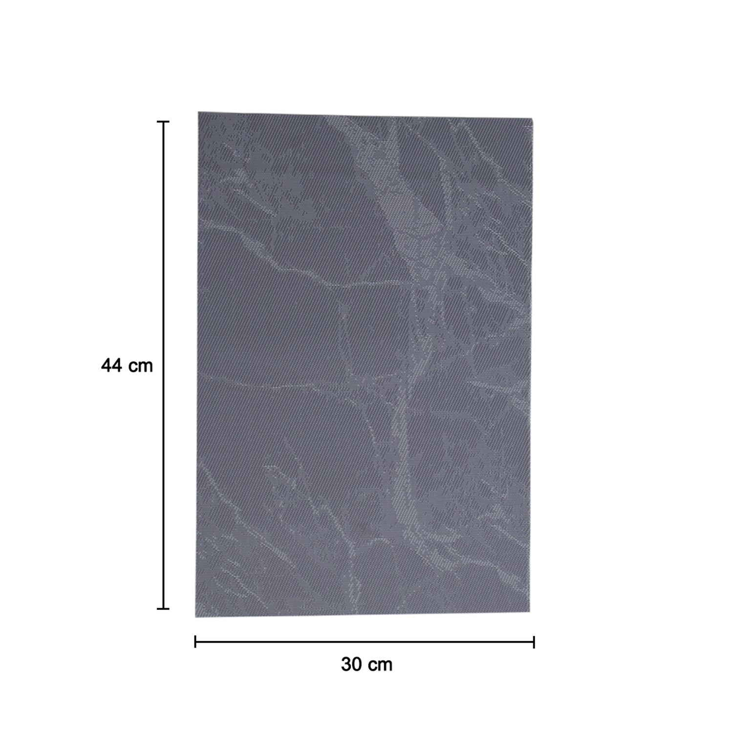 Gray Marble Pattern - Placemat Mat Set Of 4