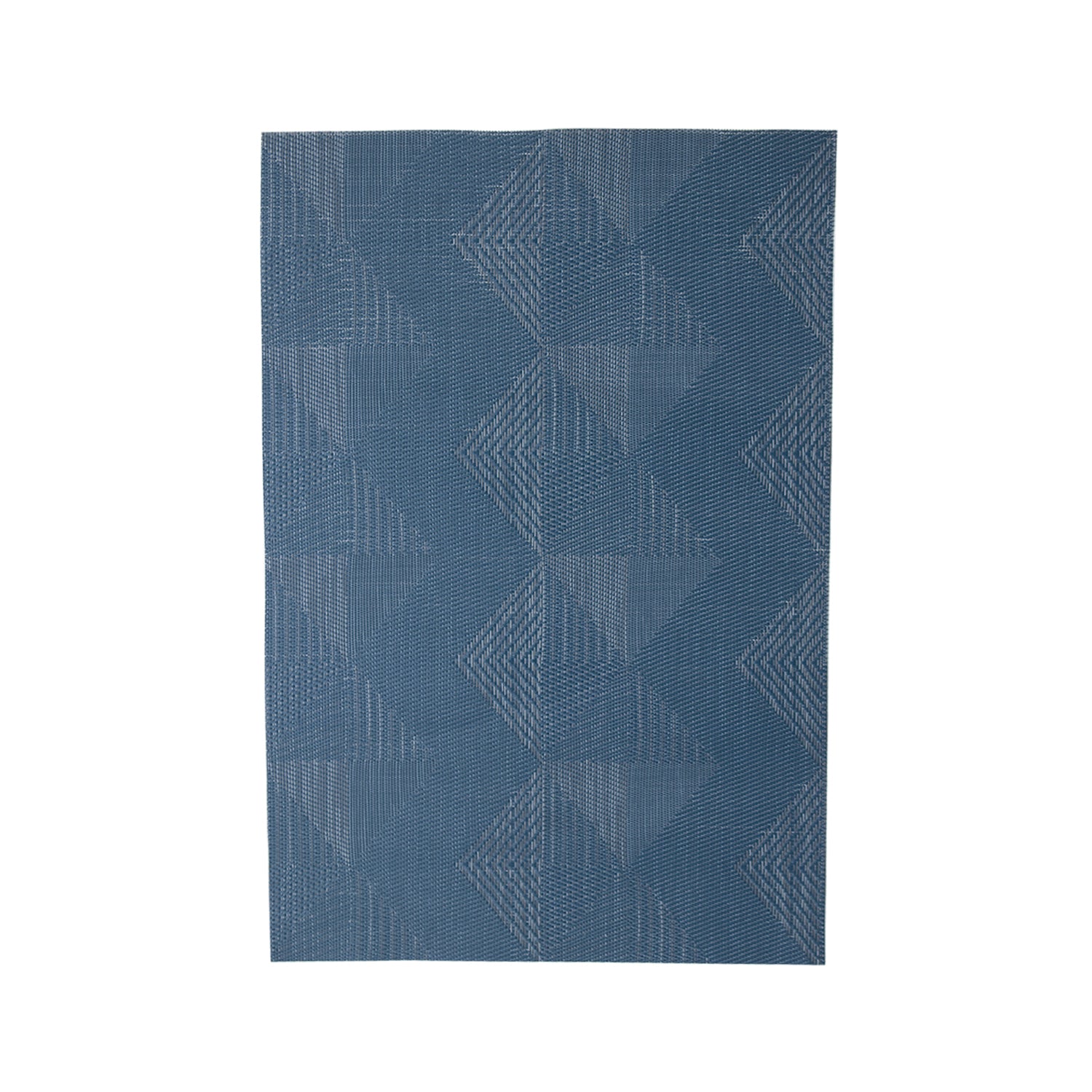 Blue Tringle Pattern - Placemat Mat Set Of 4
