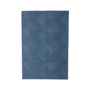Blue Tringle Pattern - Placemat Mat Set Of 4