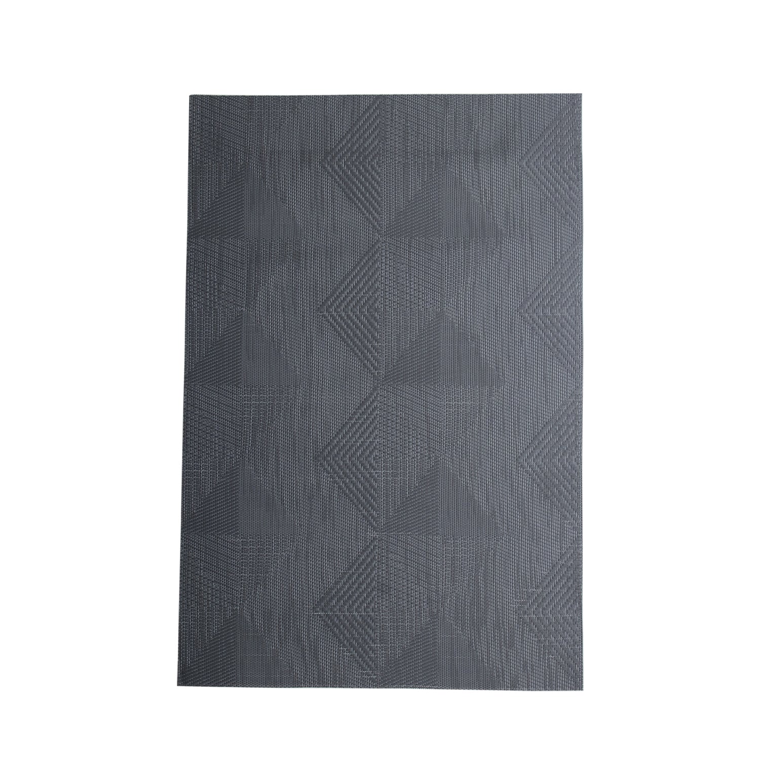 Stone Grey Floral Pattern - Placemat Mat Set Of 4
