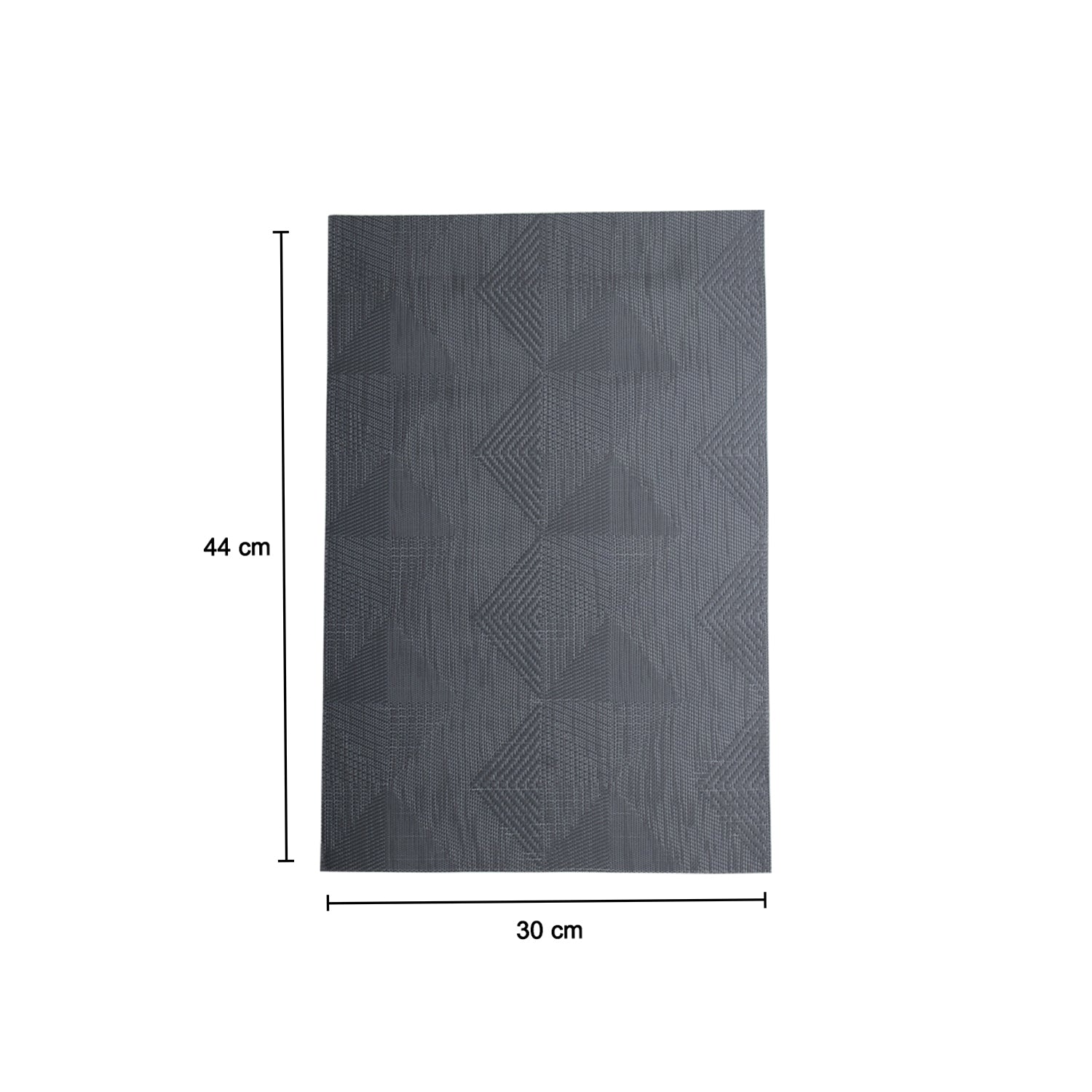 Stone Grey Floral Pattern - Placemat Mat Set Of 4