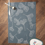 Blue Floral Pattern - Placemat Mat Set Of 4