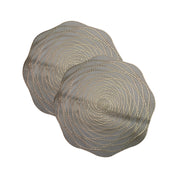 Golden Circles - Placemat Mat Set Of 2
