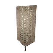 Golden Table Runner - Leaf Pattern