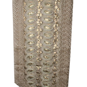 Golden Table Runner - Leaf Pattern