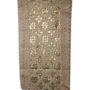 Golden Table Runner - Floral Pattern