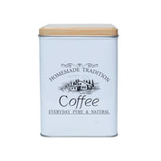 Coffee, Tea & Sugar - Metal Jar Set Of 3, Square & 1600Ml,