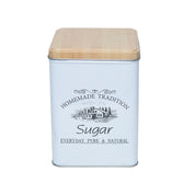 Coffee, Tea & Sugar - Metal Jar Set Of 3, Square & 1600Ml,