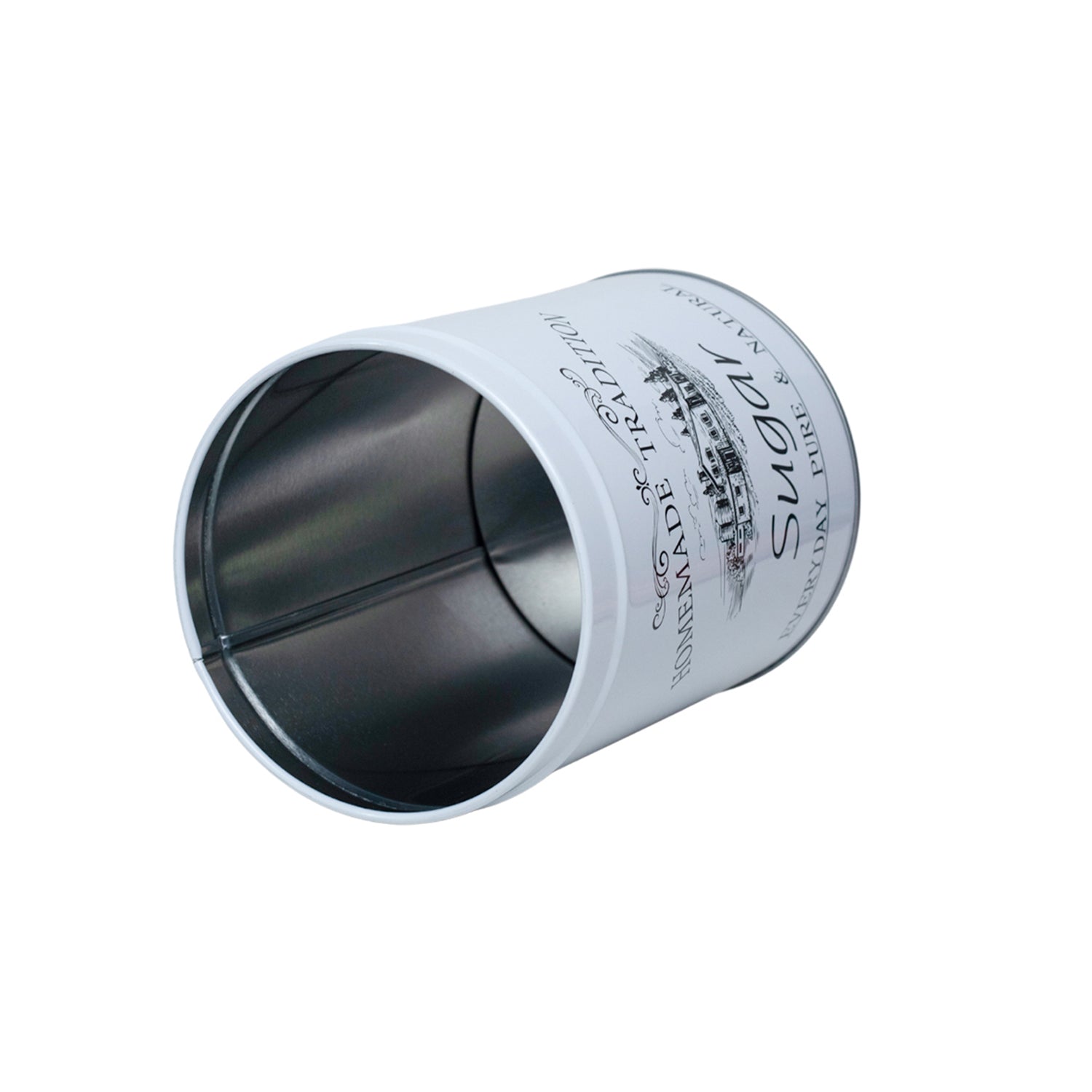 Coffee, Tea & Sugar - Metal Jar Set Of 3, Cylindrical & 1600Ml,