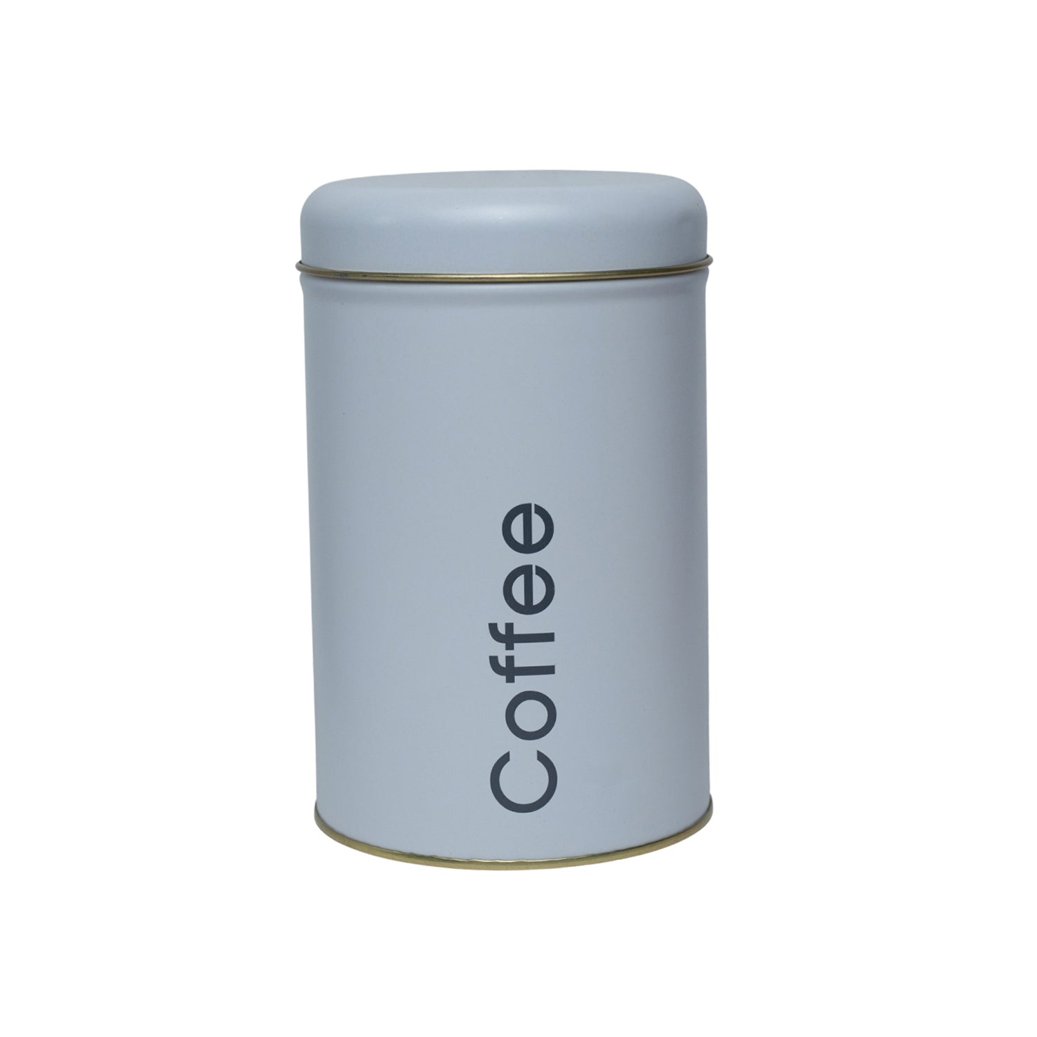Coffee, Tea & Sugar - Metal Jar Set Of 3, White Color, 1450Ml