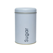 Coffee, Tea & Sugar - Metal Jar Set Of 3, White Color, 1450Ml