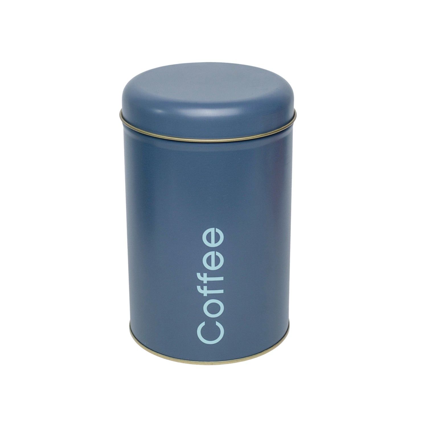 Coffee, Tea & Sugar - Metal Jar Set Of 3, Grey Color, 1450Ml