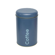 Coffee, Tea & Sugar - Metal Jar Set Of 3, Grey Color, 1450Ml