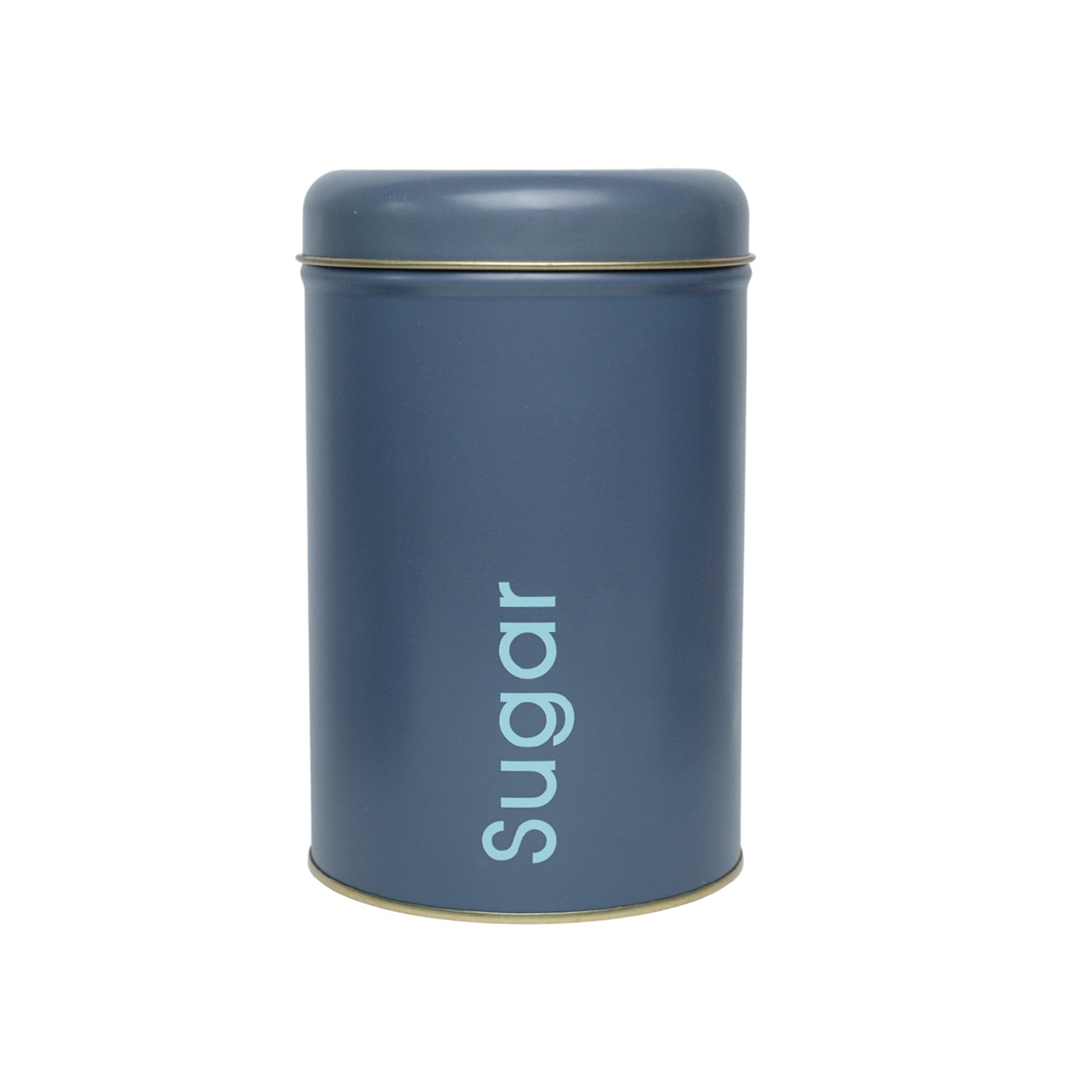 Coffee, Tea & Sugar - Metal Jar Set Of 3, Grey Color, 1450Ml