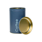 Coffee, Tea & Sugar - Metal Jar Set Of 3, Grey Color, 1450Ml