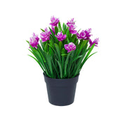 Lavender Artificial Flower With Pot
