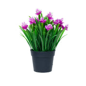 Lavender Artificial Flower With Pot