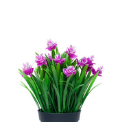 Lavender Artificial Flower With Pot