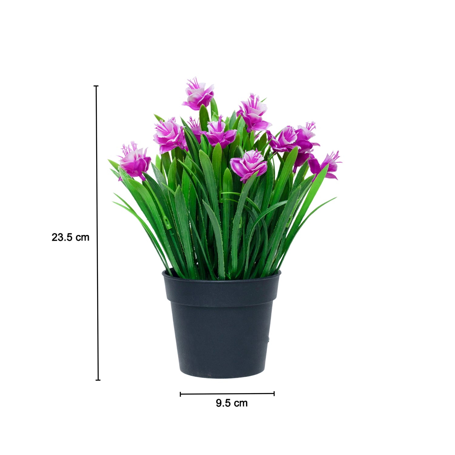 Lavender Artificial Flower With Pot