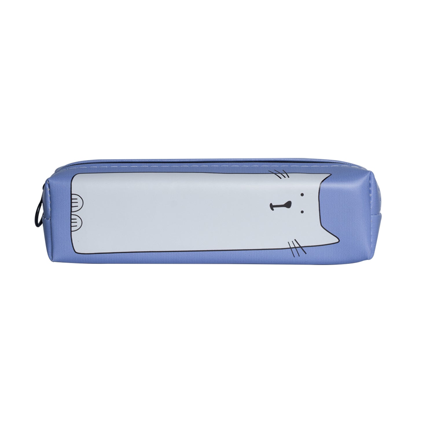 Sky Blue Pencil Pouch - Cat Print