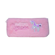 Light Pink Pencil Pouch - Fur