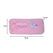 Light Pink Pencil Pouch - Fur