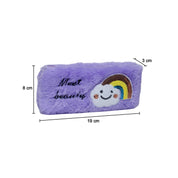 Light Purple Pencil Pouch - Fur