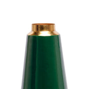 Decorative Enamel Vase - Golden & Green