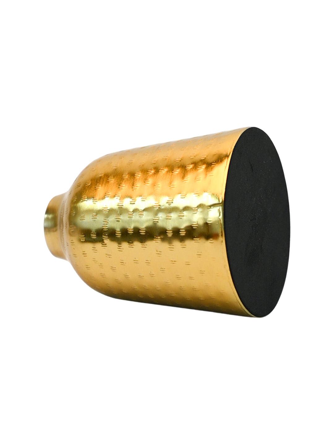 Decorative Rice Hammer Vase - Golden, Mason Shape