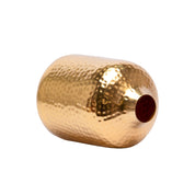 Decorative Hammered Vase  -Golden & Cylinder Shape