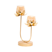 2 Lotus Mercury Votive Candle Holder for Table