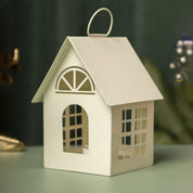 Hut T-Lite Holder Ivory - Ivory & Metal
