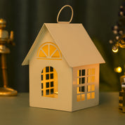 Hut T-Lite Holder Ivory - Ivory & Metal