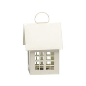 Hut T-Lite Holder Ivory - Ivory & Metal