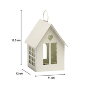 Hut T-Lite Holder Ivory - Ivory & Metal