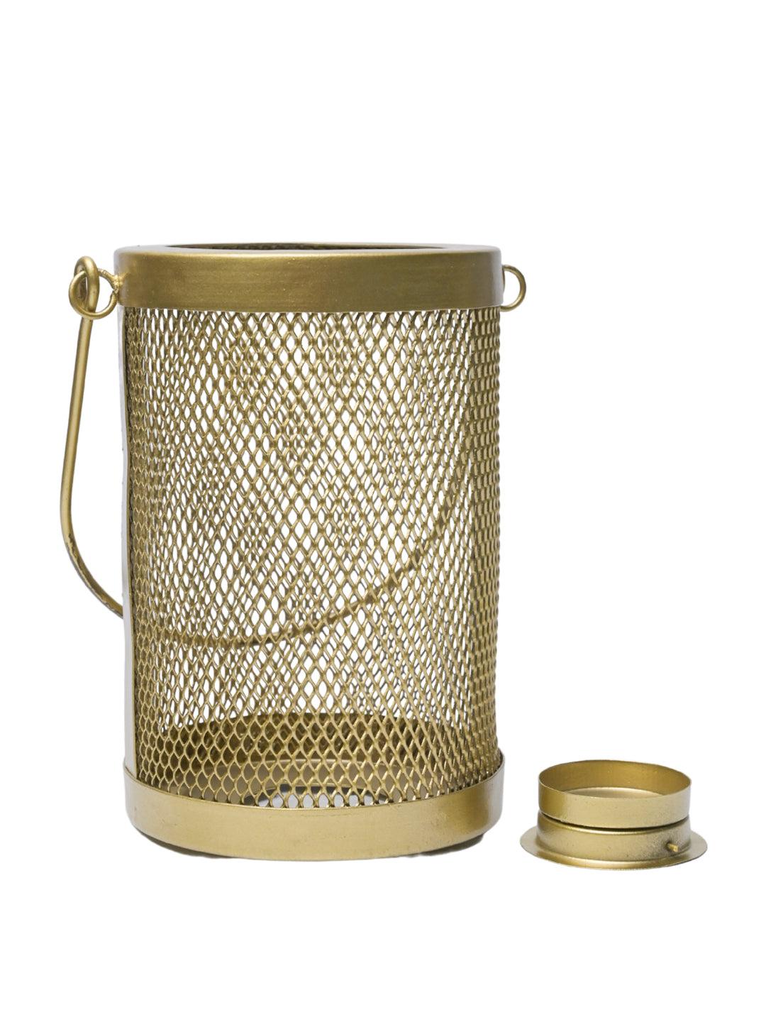 Golden Iron Knitted Lantern - MARKET99