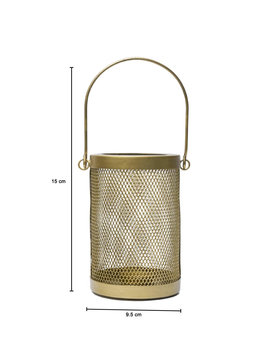 Golden Iron Knitted Lantern - MARKET99