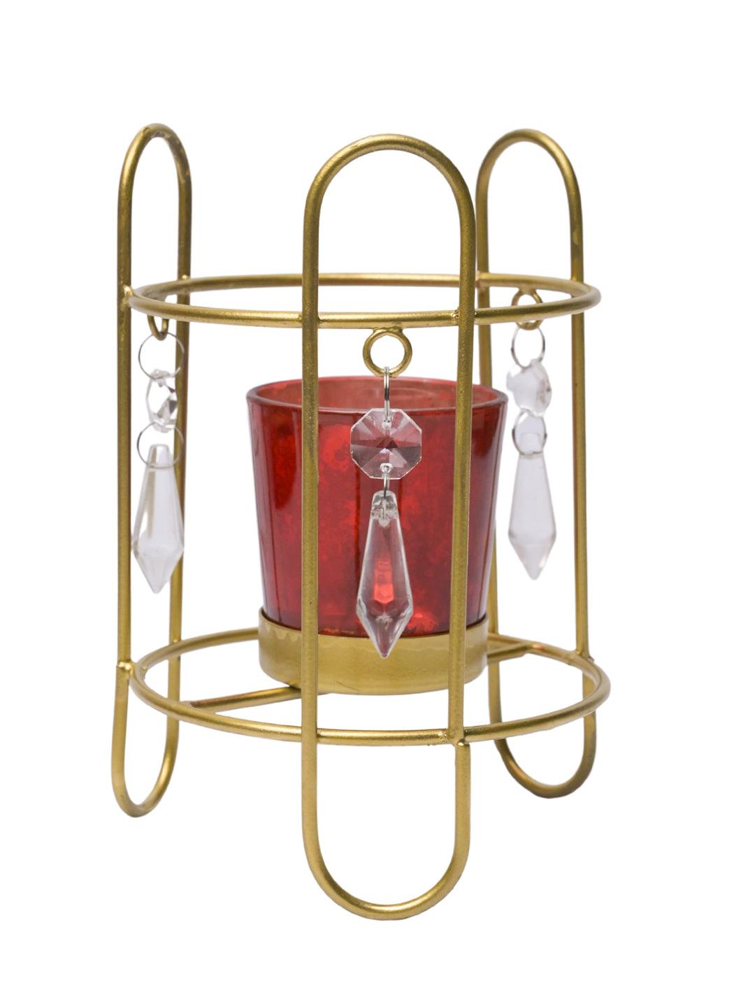 Crystal Hanging T-Lite Holder - MARKET99