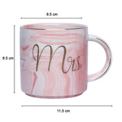 Marble Texture Pink Mr. Coffee Mug 350 ml
